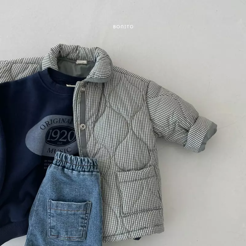 Bonito - Korean Children Fashion - #prettylittlegirls - Check Collar Jumper - 6