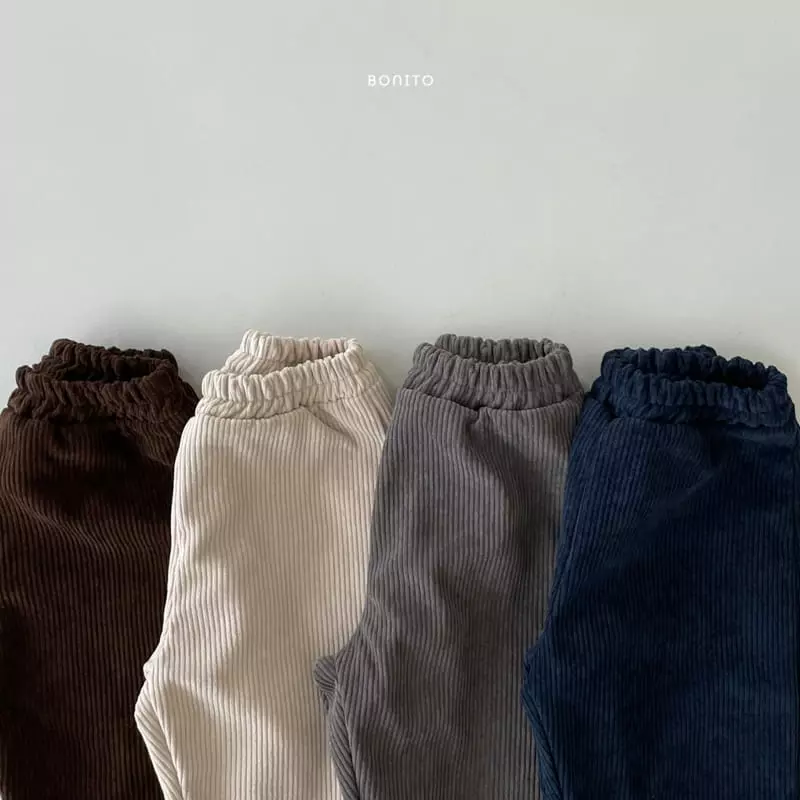 Bonito - Korean Children Fashion - #todddlerfashion - Rib Pants - 2