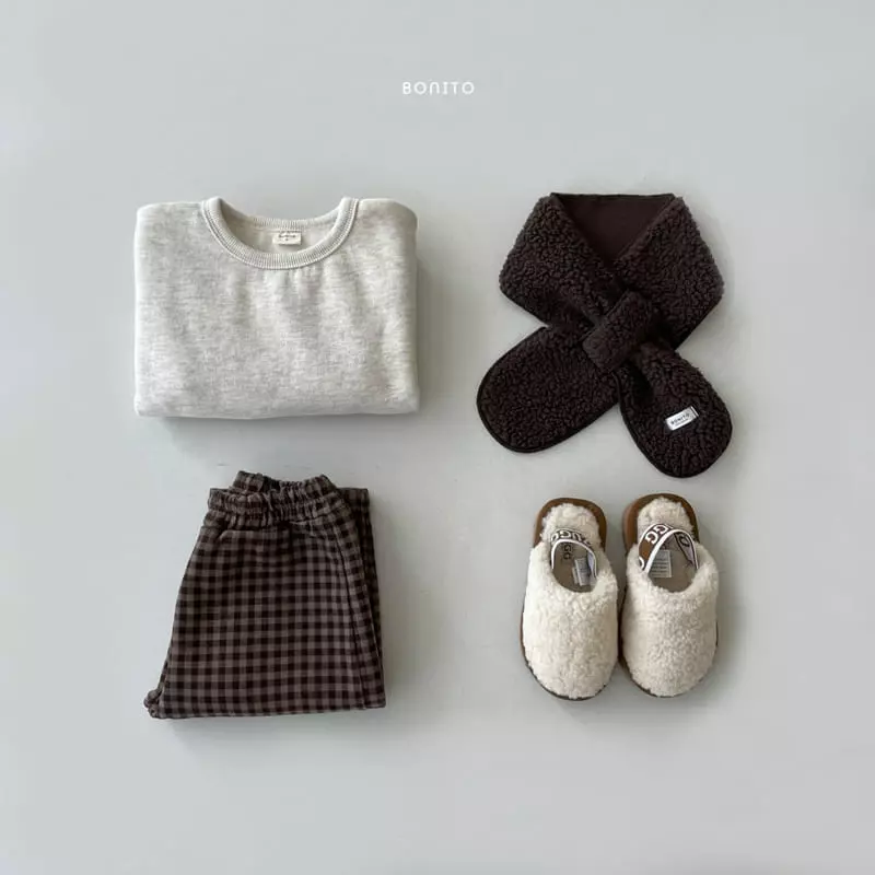 Bonito - Korean Children Fashion - #todddlerfashion - Check Rib Pants  - 8