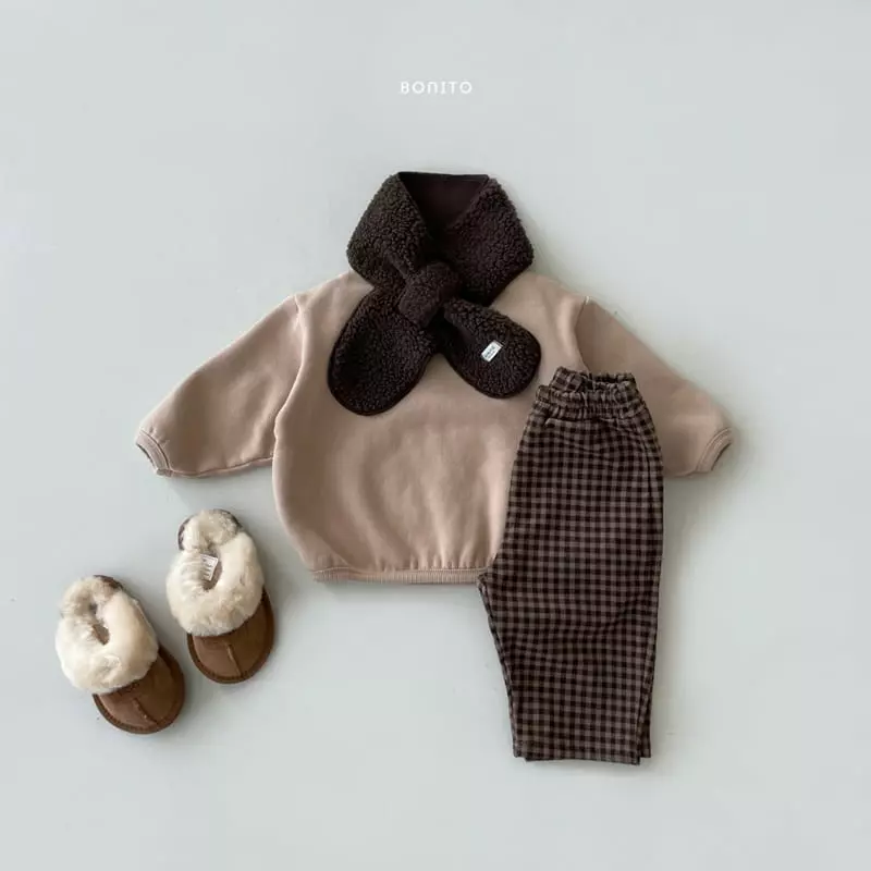 Bonito - Korean Children Fashion - #toddlerclothing - Check Rib Pants  - 9