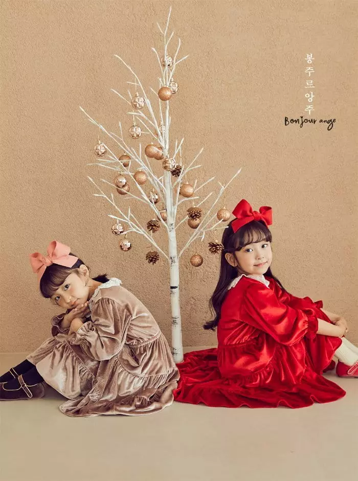 Bonjour Ange - Korean Children Fashion - #childofig - Happy Shirstmas One-piece - 3