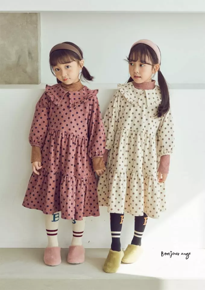 Bonjour Ange - Korean Children Fashion - #childofig - Judy One-piece - 2