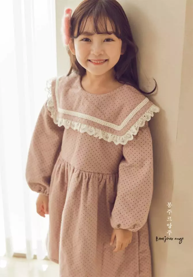 Bonjour Ange - Korean Children Fashion - #childofig - Roa One-piece