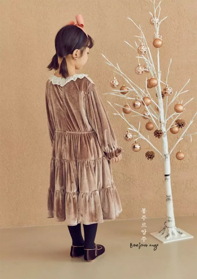 Bonjour Ange - Korean Children Fashion - #kidzfashiontrend - Happy Shirstmas One-piece - 11