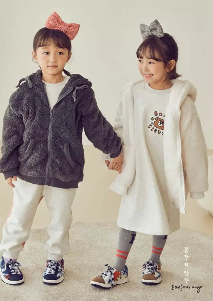 Bonjour Ange - Korean Children Fashion - #minifashionista - Hoody Fleece - 3