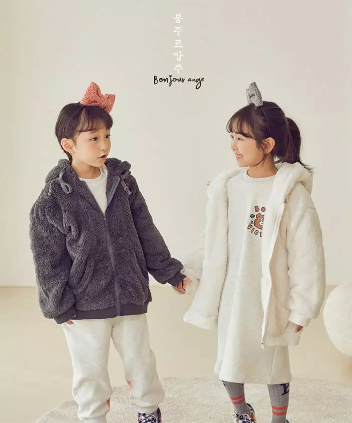 Bonjour Ange - Korean Children Fashion - #minifashionista - Hoody Fleece - 4