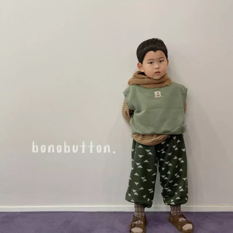 Bonobutton - Korean Children Fashion - #littlefashionista - Triangle Pants - 5
