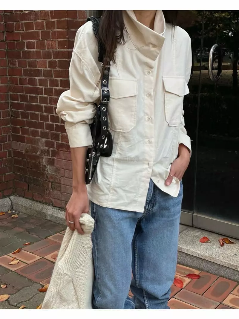 Breathe - Korean Women Fashion - #momslook - Codu Shirt - 7