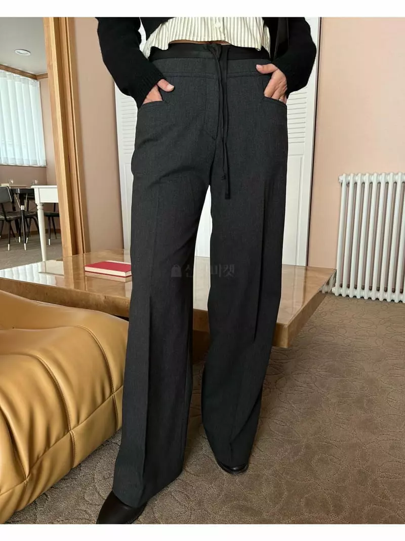 Breathe - Korean Women Fashion - #romanticstyle - Fleece Color Pants - 8