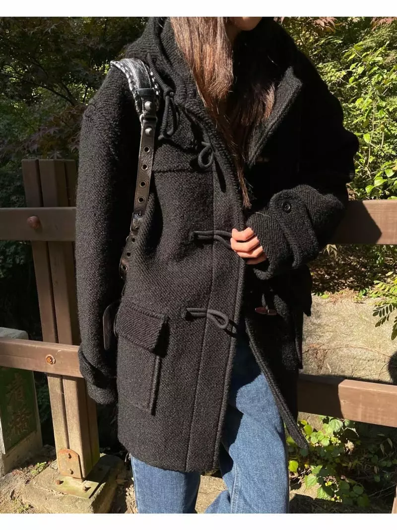 Breathe - Korean Women Fashion - #womensfashion - Alpaca Coat - 7
