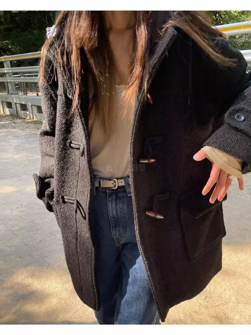 Breathe - Korean Women Fashion - #womensfashion - Alpaca Coat - 9