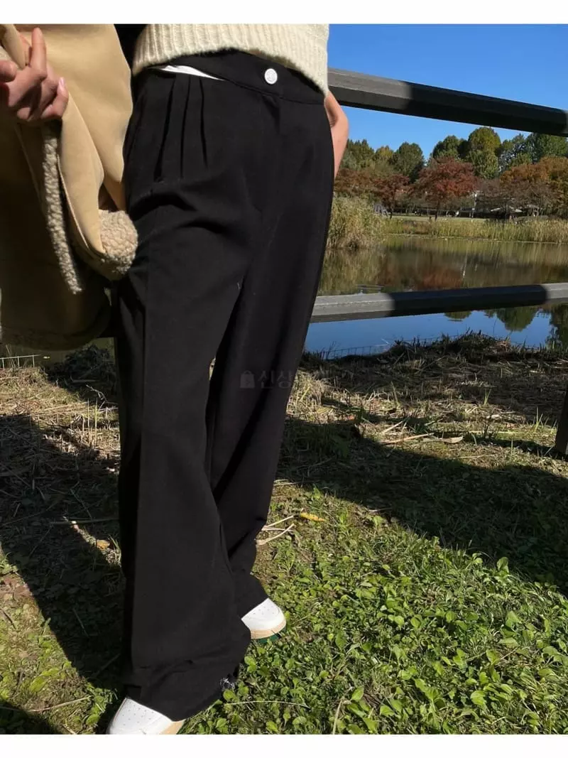 Breathe - Korean Women Fashion - #womensfashion - Three Tuck Pants - 6