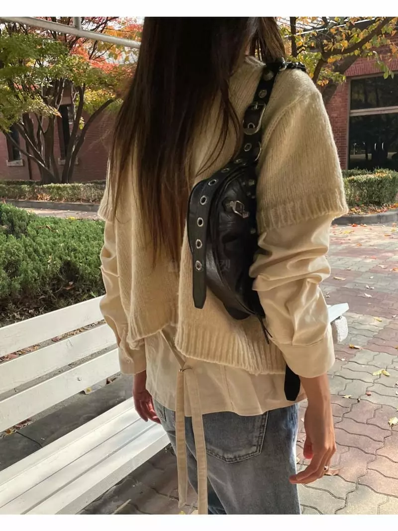 Breathe - Korean Women Fashion - #womensfashion - Merry Half Cardigan - 2