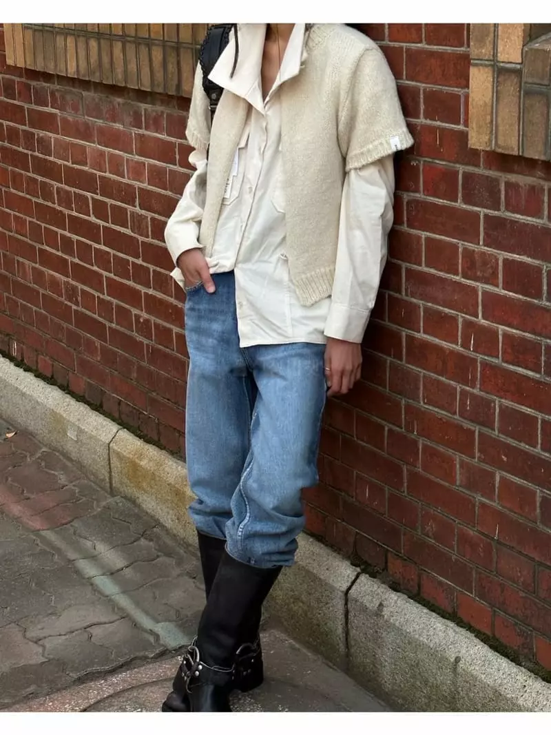 Breathe - Korean Women Fashion - #momslook - Merry Half Cardigan - 4