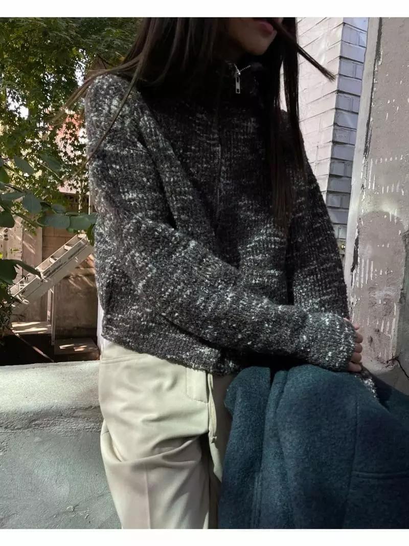 Breathe - Korean Women Fashion - #womensfashion - Merry Zip-up Cardigan - 7