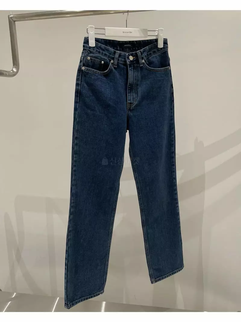 Breathe - Korean Women Fashion - #womensfashion - Gray Blue Jeans - 12