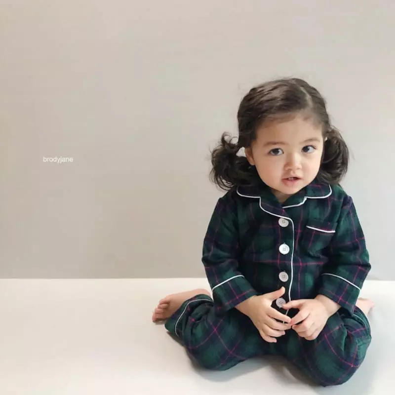 Brody Jane - Korean Children Fashion - #childofig - Mosic Check Pajama Easywear - 6
