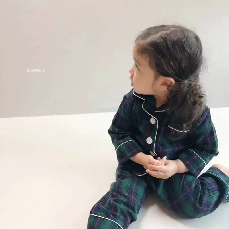 Brody Jane - Korean Children Fashion - #childrensboutique - Mosic Check Pajama Easywear - 7