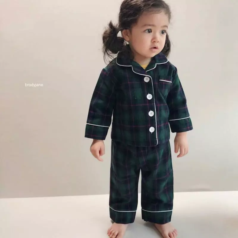 Brody Jane - Korean Children Fashion - #designkidswear - Mosic Check Pajama Easywear - 8