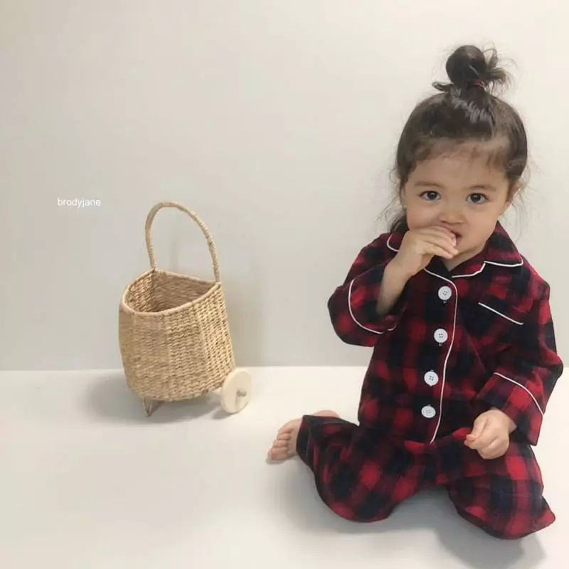 Brody Jane - Korean Children Fashion - #minifashionista - Mosic Check Pajama Easywear