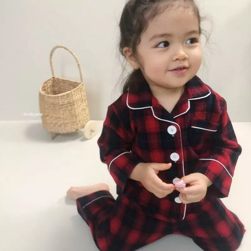 Brody Jane - Korean Children Fashion - #prettylittlegirls - Mosic Check Pajama Easywear - 2