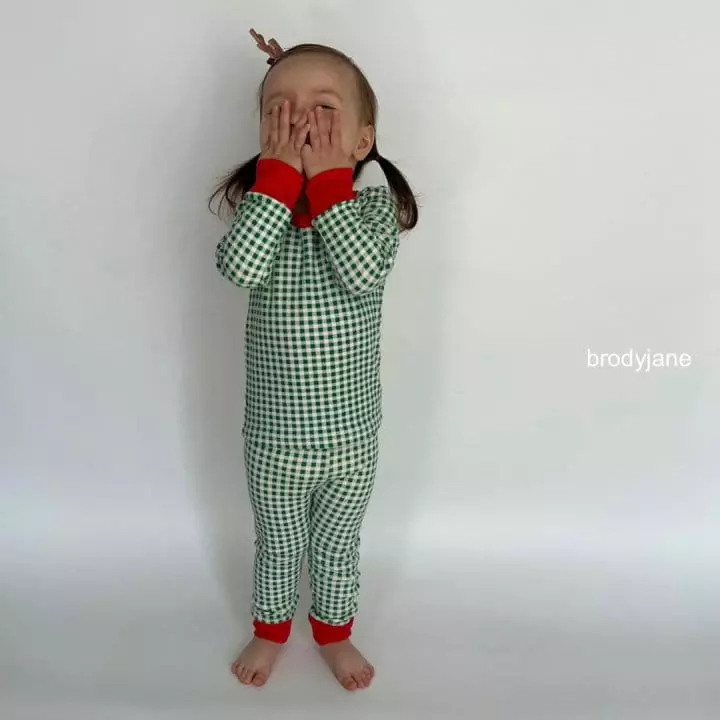 Brody Jane - Korean Children Fashion - #todddlerfashion - Christmas Check Easywear - 11