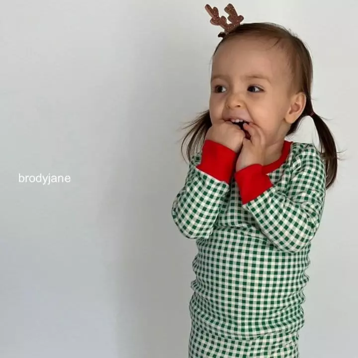 Brody Jane - Korean Children Fashion - #toddlerclothing - Christmas Check Easywear - 12