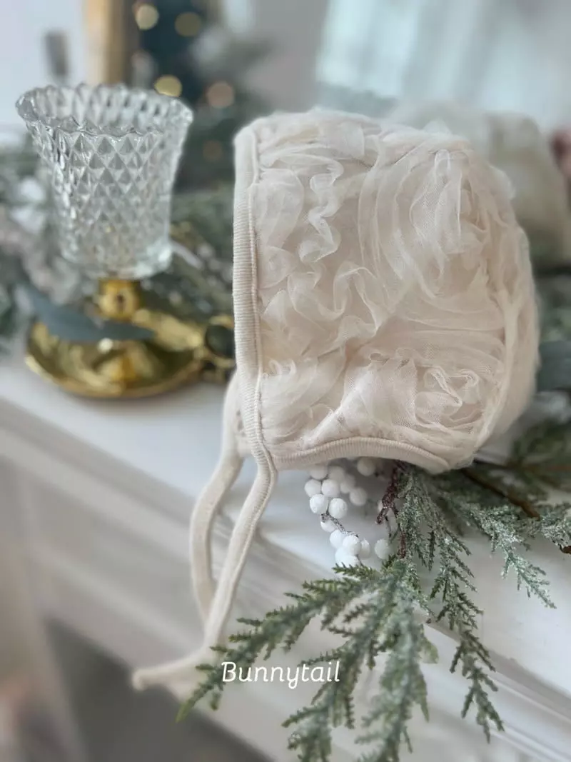 Bunnytail - Korean Baby Fashion - #babyfever - Rose Winter Bonnet - 3