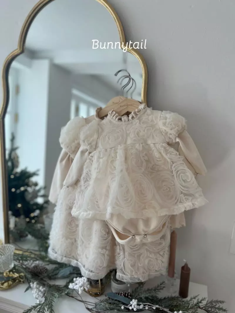 Bunnytail - Korean Children Fashion - #childrensboutique - Rose Winter One-piece - 3