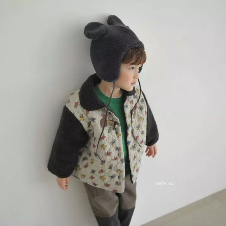 Buttercup - Korean Children Fashion - #designkidswear - Bear Quilting Jumper - 9