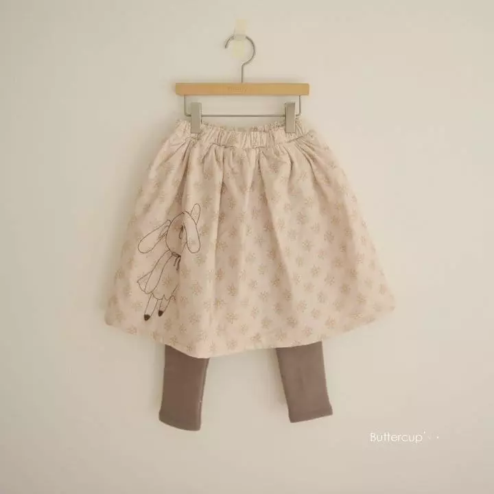 Buttercup - Korean Children Fashion - #minifashionista - Rabbit Doll Skirt Leggings - 3