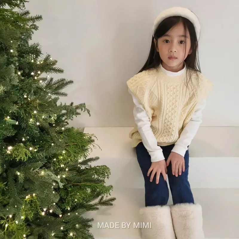 Bymimi - Korean Children Fashion - #stylishchildhood - Soft Knit Tee - 4