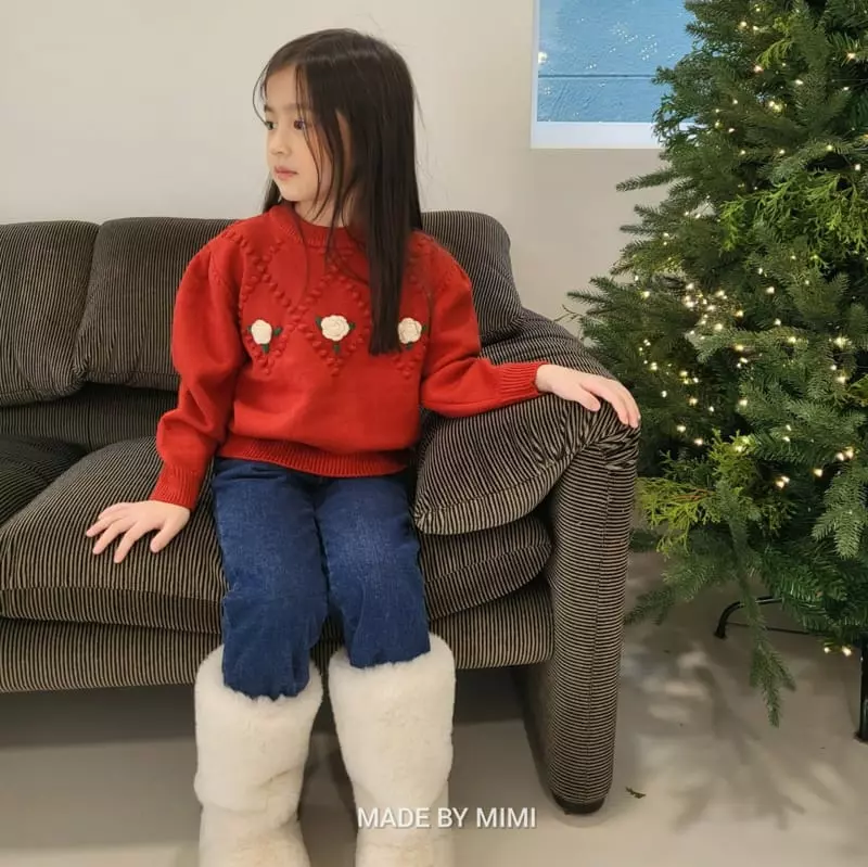 Bymimi - Korean Children Fashion - #childrensboutique - Stefanie Knit Tee - 4