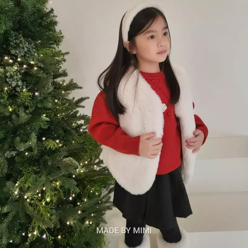 Bymimi - Korean Children Fashion - #discoveringself - Alpaca Vest - 6