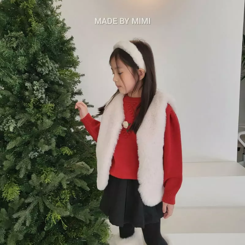 Bymimi - Korean Children Fashion - #fashionkids - Alpaca Vest - 7