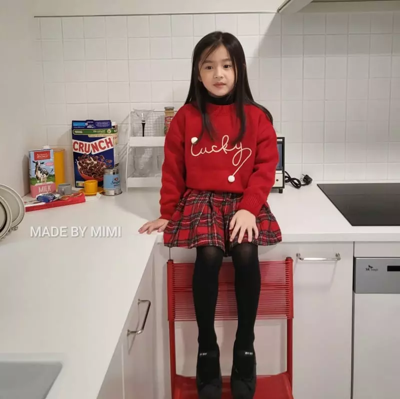 Bymimi - Korean Children Fashion - #fashionkids - Ann Coco Knit Tee - 3