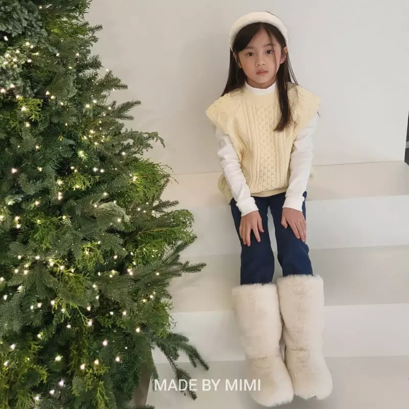 Bymimi - Korean Children Fashion - #kidsshorts - Soft Knit Tee - 9