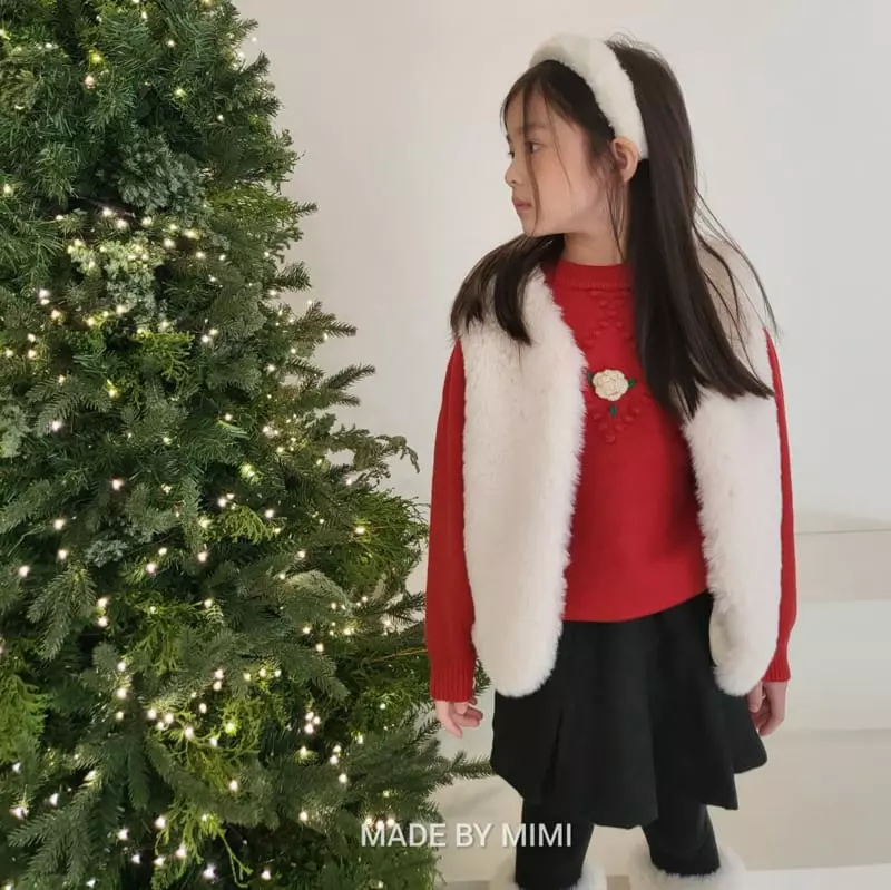 Bymimi - Korean Children Fashion - #kidsshorts - Alpaca Vest - 8