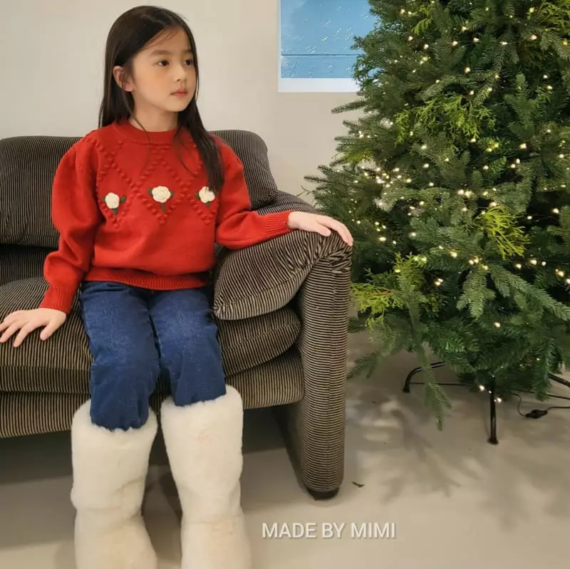 Bymimi - Korean Children Fashion - #kidsshorts - Stefanie Knit Tee - 7
