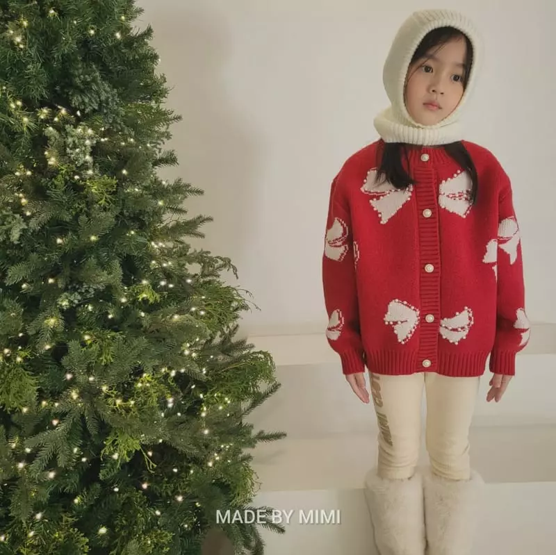 Bymimi - Korean Children Fashion - #kidsshorts - Ribbon Cardigan - 6