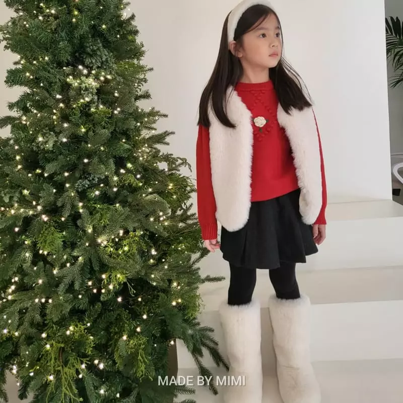 Bymimi - Korean Children Fashion - #kidzfashiontrend - Alpaca Vest - 10