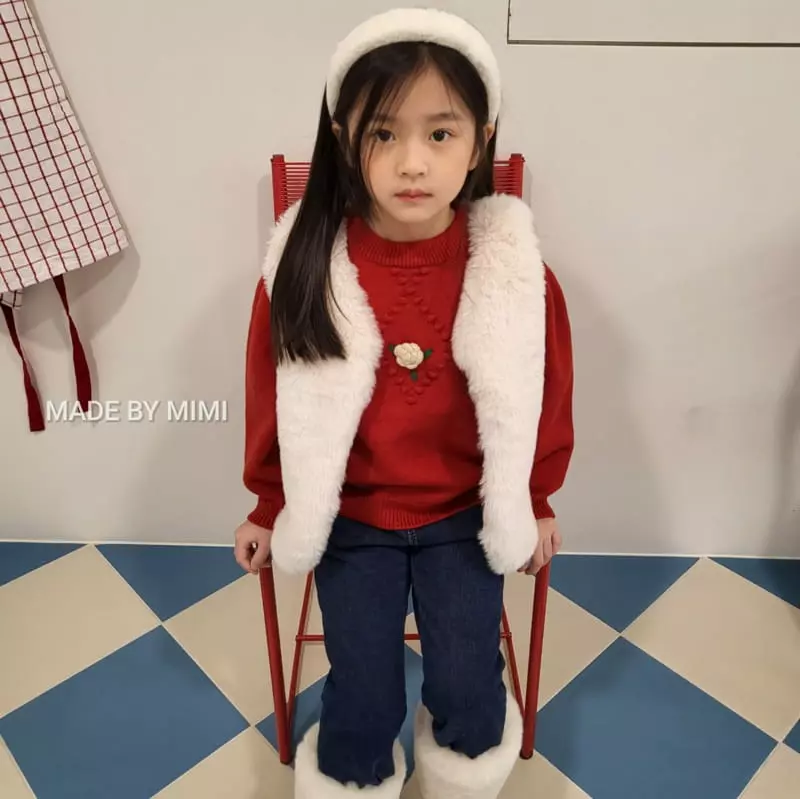 Bymimi - Korean Children Fashion - #toddlerclothing - Alpaca Vest