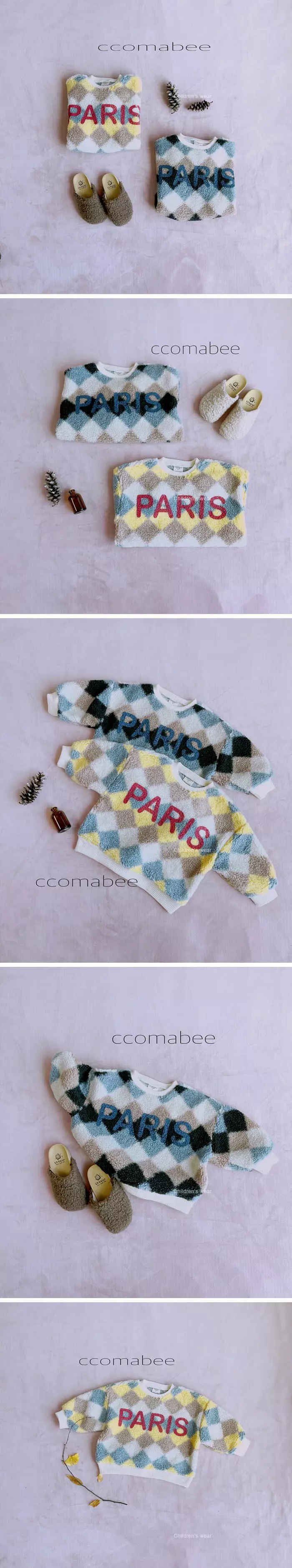 Ccomabee - Korean Children Fashion - #childofig - Paris Sweatshirt