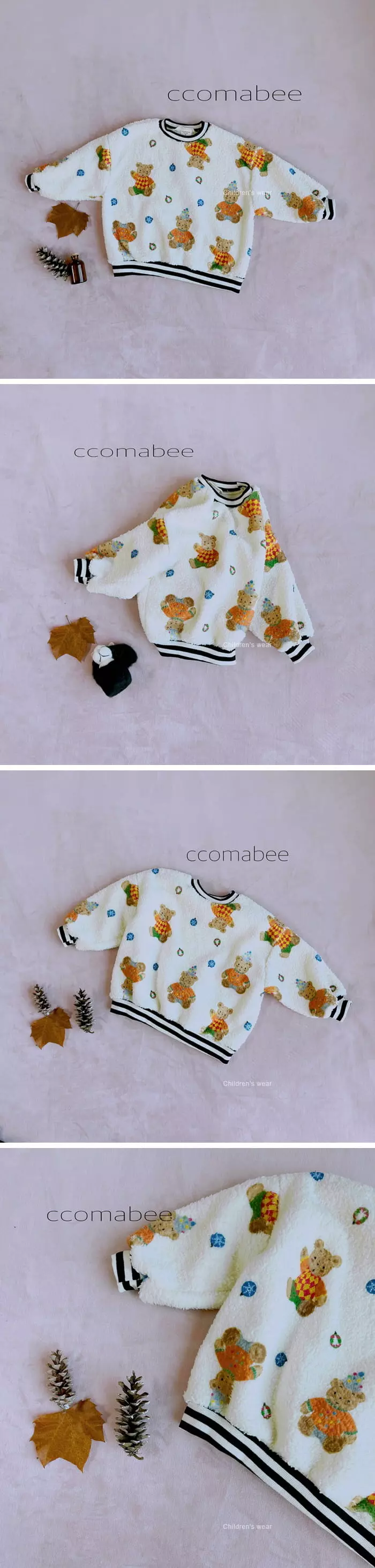Ccomabee - Korean Children Fashion - #minifashionista - Bear Sweatshirt