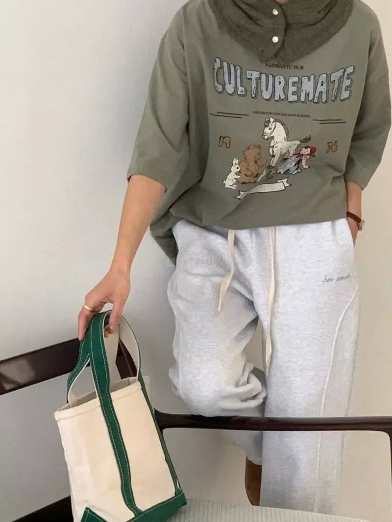 Chapter - Korean Women Fashion - #momslook - Toy Short Sleeves Tee - 3