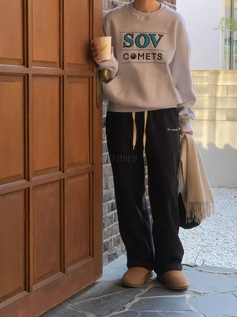 Chapter - Korean Women Fashion - #momslook - Commet Sweatshirt