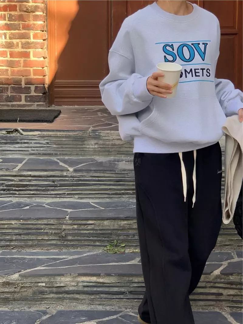 Chapter - Korean Women Fashion - #momslook - Commet Sweatshirt - 3