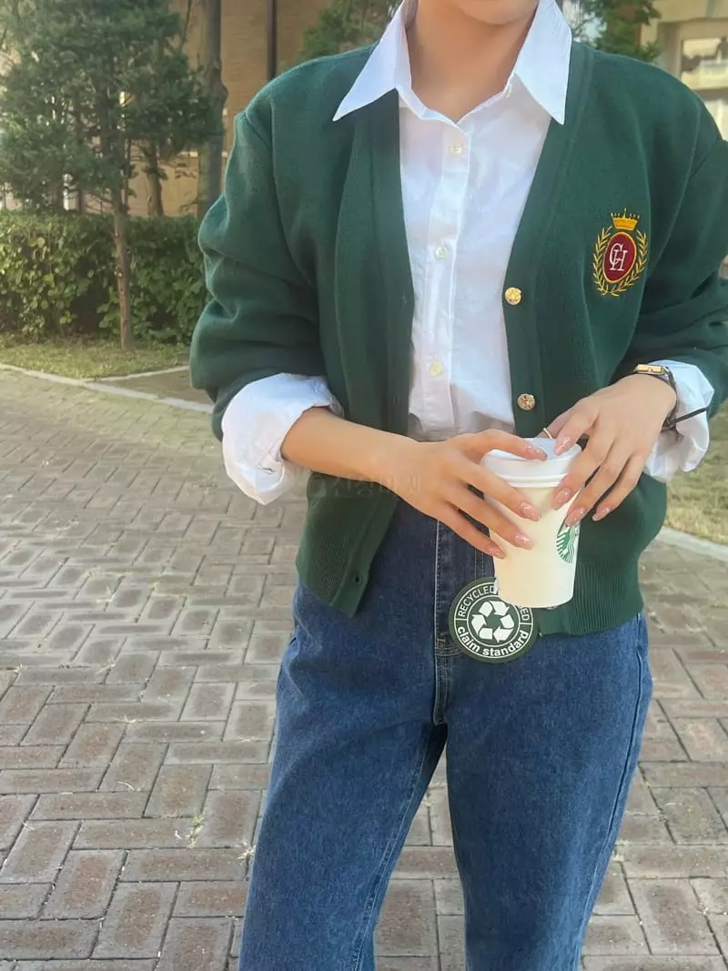 Chapter - Korean Women Fashion - #momslook - Boca Patch Cardigan - 11
