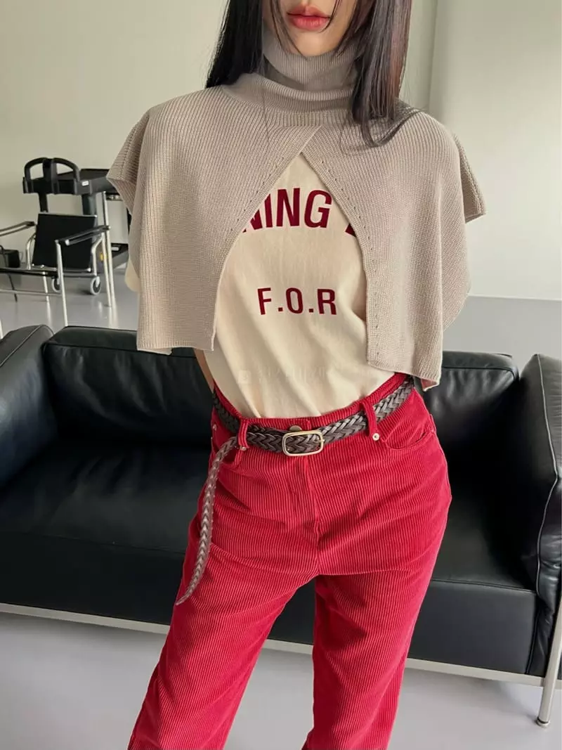 Chapter - Korean Women Fashion - #momslook - Opening Fleece Tee