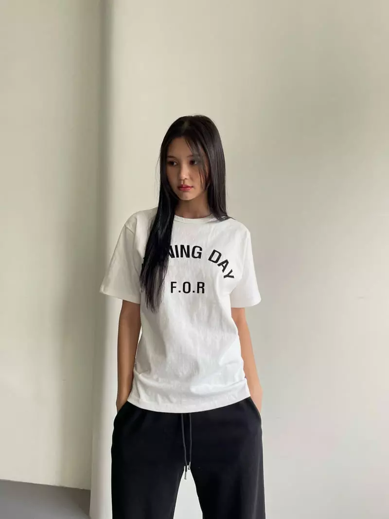 Chapter - Korean Women Fashion - #momslook - Opening Fleece Tee - 5